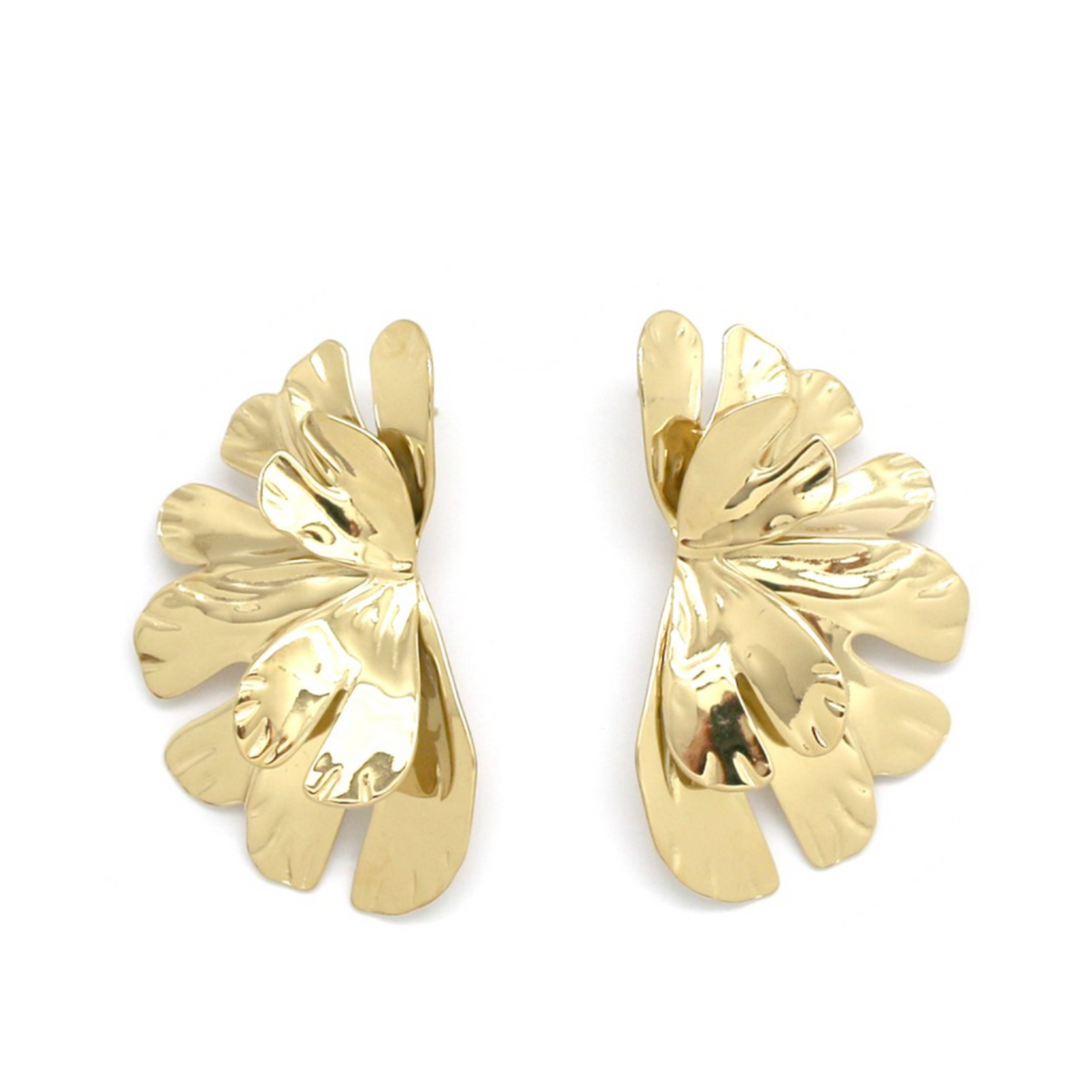 Half Flower Earrings