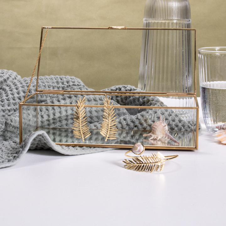 Earrings "Olympic Palm"